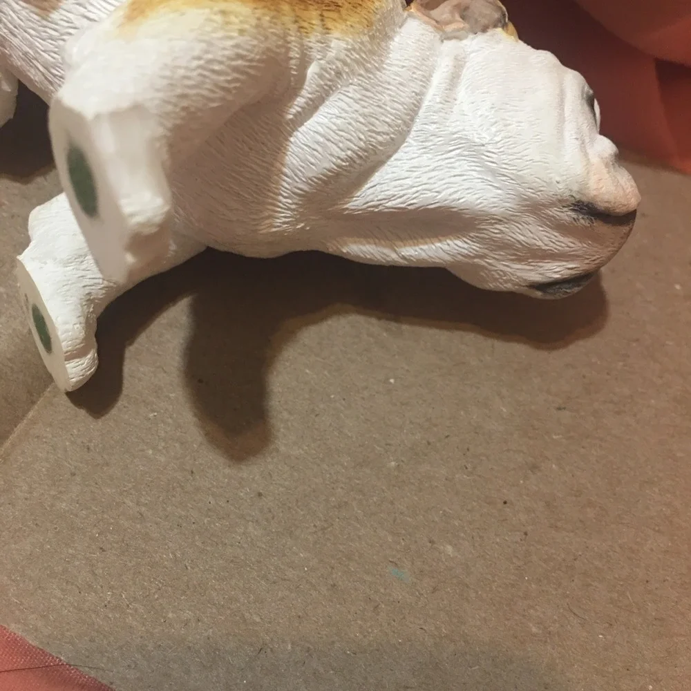 Sherratt & Simpson Adorable Sitting Bulldog Puppy Figurine (Rare) 2003